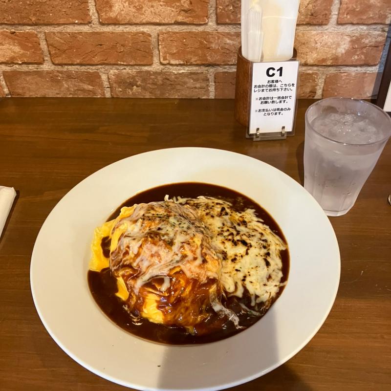 自家製デミグラスソースオムライス(Noel & Cherry)