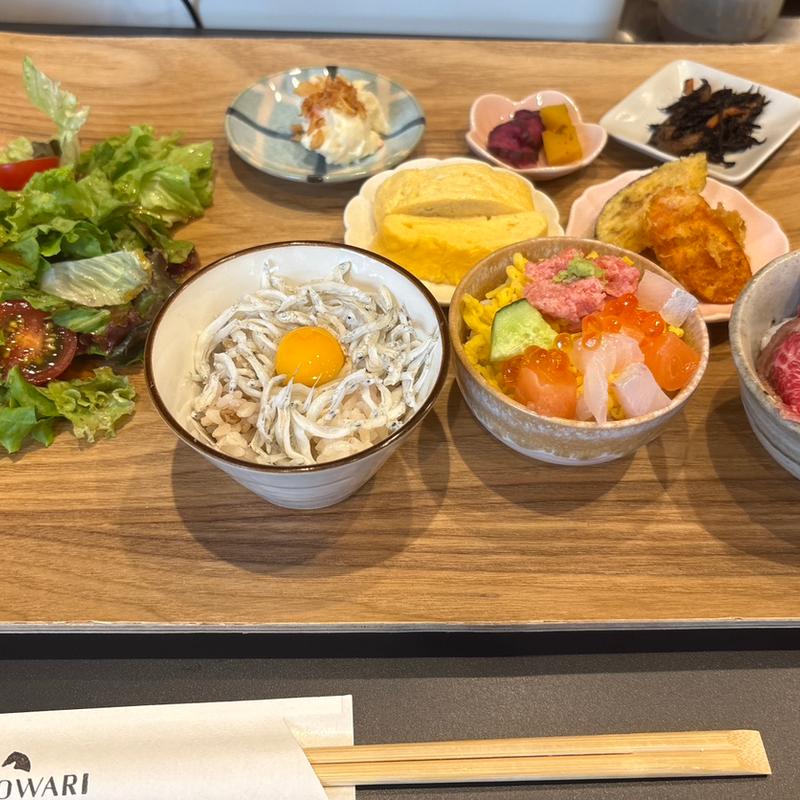 三重丼ランチプレート(＆restaurant KOTOWARI)