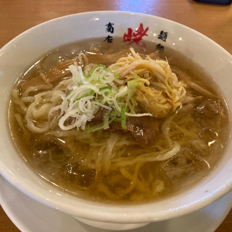 冷やし生姜ラーメン(麺処 暁商店 宇都宮店)
