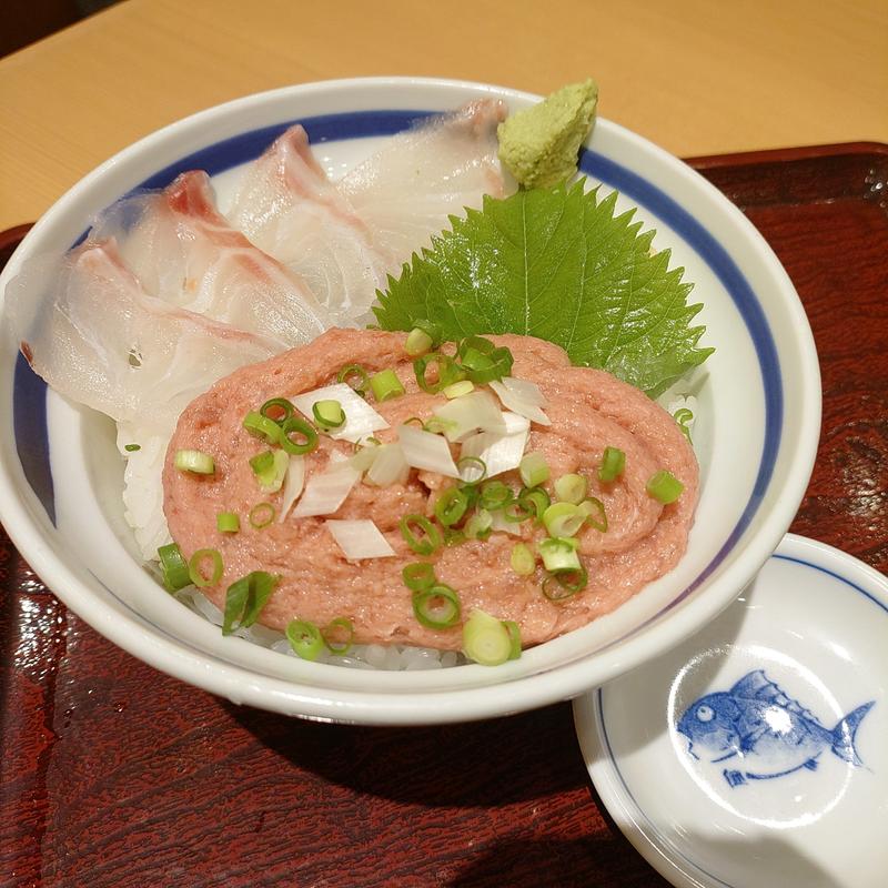 真鯛ねぎとろ丼(築地食堂源ちゃん 名取エアリ店)