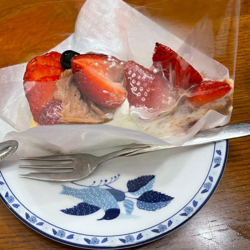 いちごのチョコケーキ(カフェ・コムサ シブヤ西武店)