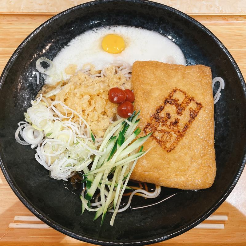 冷やし月夜のばかしそば(小諸そば 九段下駅前店)