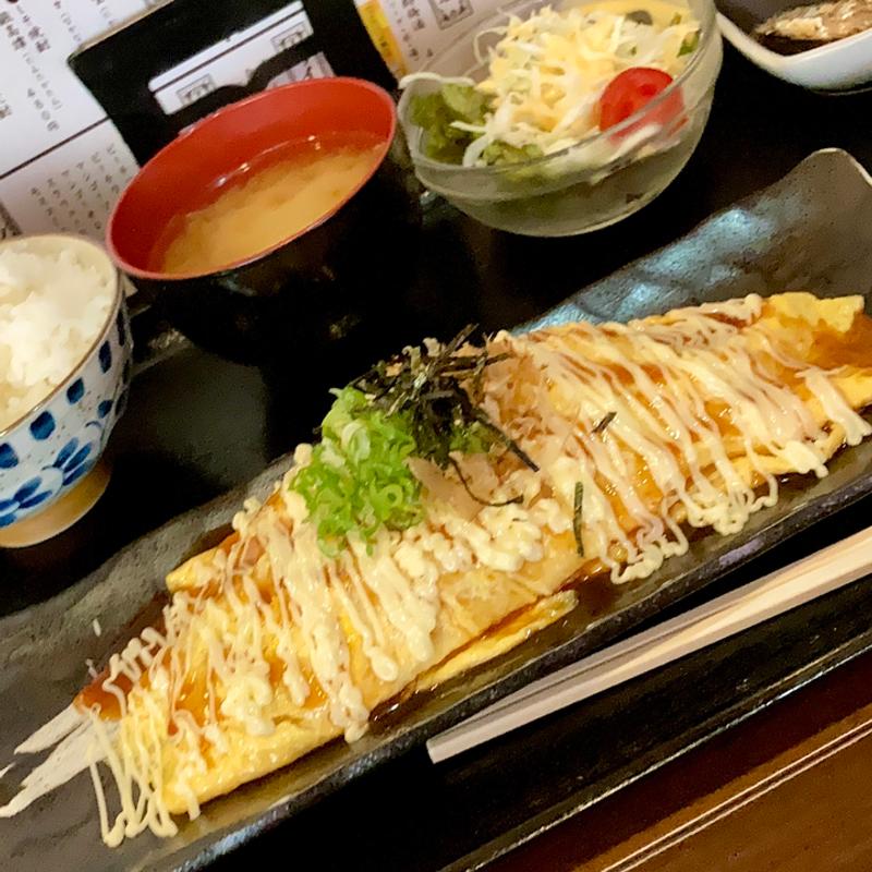 豚平焼き定食(創作居酒屋 吉)