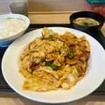 回鍋肉W定食