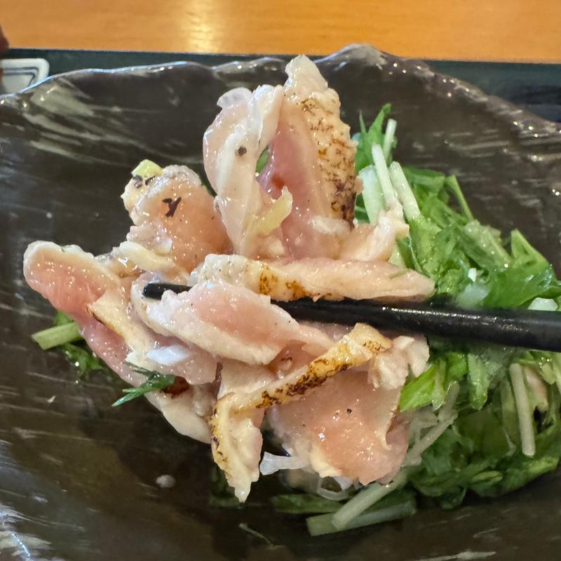 宮崎銘柄鶏塩ダレタタキ定食(ぼっけもん )