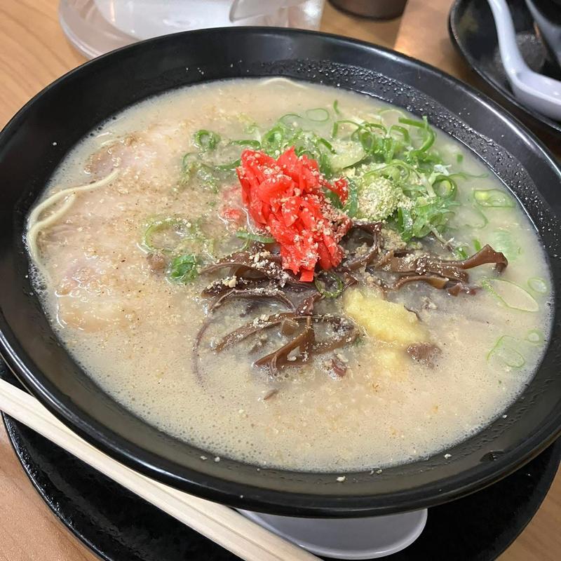 ラーメン(博多屋台とんこつ とんこつ専門店 赤ちょうちん)