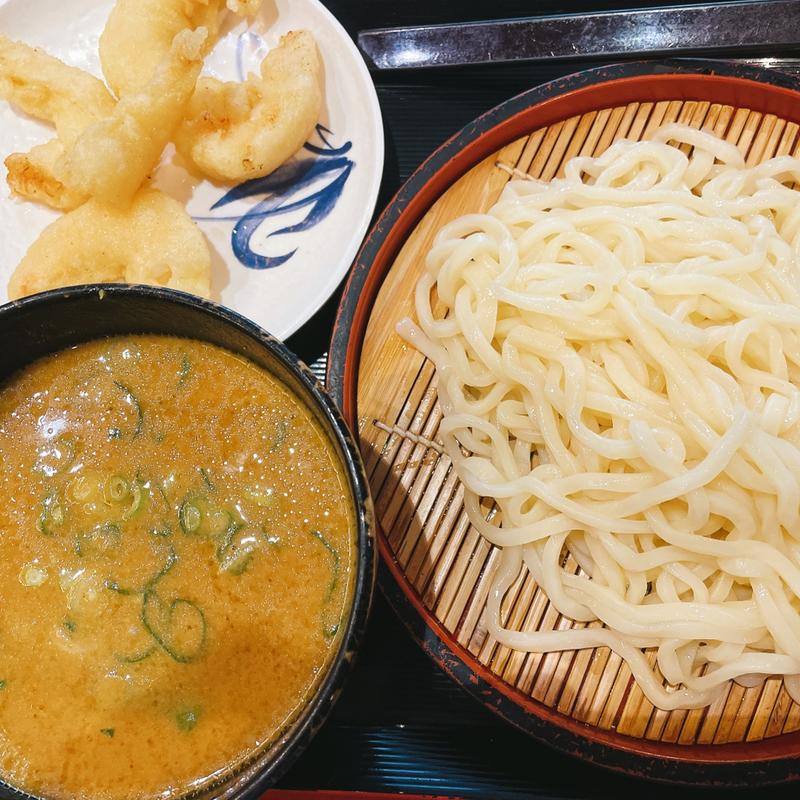 つけ海老天カレー(細打うどん 竹や 御茶ノ水本店)
