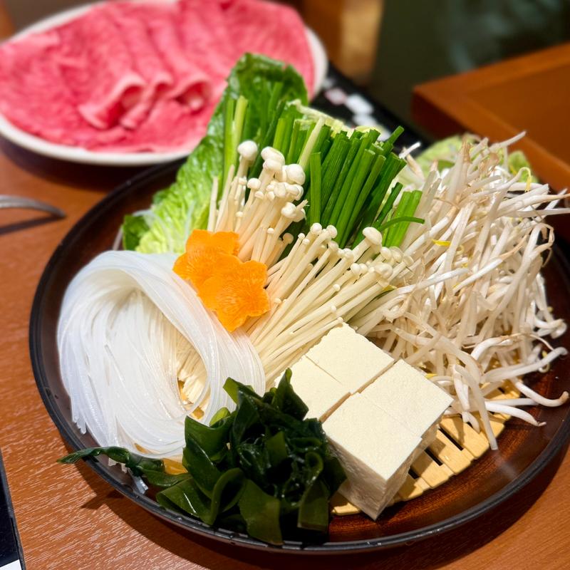 しゃぶしゃぶ（和牛霜降肉）(木曽路 谷原店)