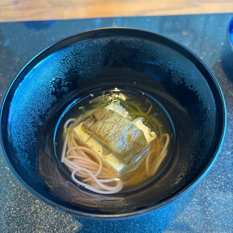 梅しそそうめんと焼き茄子(WASHOKU 蒼天 SOUTEN /ザ・プリンスギャラリー 東京紀尾井町)