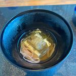 梅しそそうめんと焼き茄子