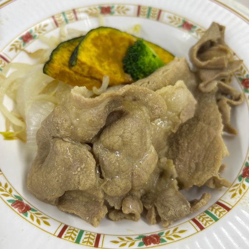 豚ジンギスカン（すずらん定食）(札幌市役所地下食堂)