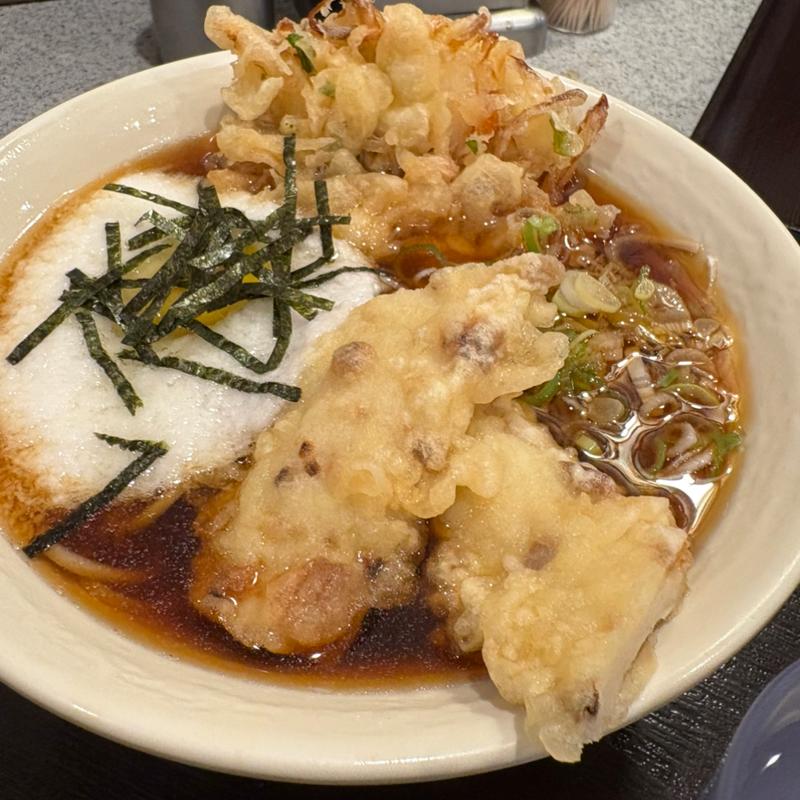 とろろそば(そば処 かめや 新橋店)