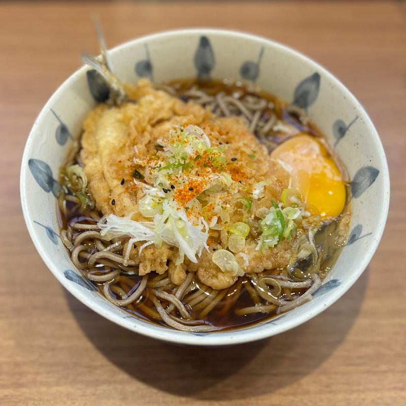 あじ天たまそば(川村屋 （かわむらや）)