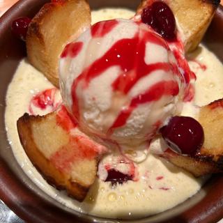 フレンチトースト 和三盆アイス和え(YEBISU BAR)