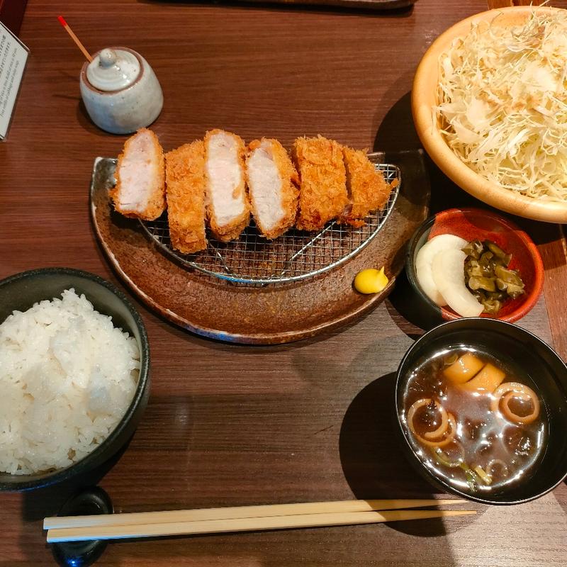 金華豚厚切りロースかつ膳(金華豚料理 平田牧場 極 KITTE丸の内店)