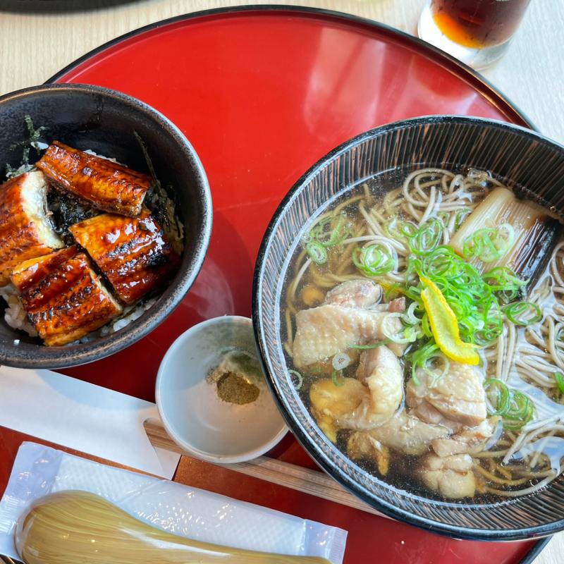鳥南蛮蕎麦　鰻丼(日本酒バル さわら(グランフロント大阪))