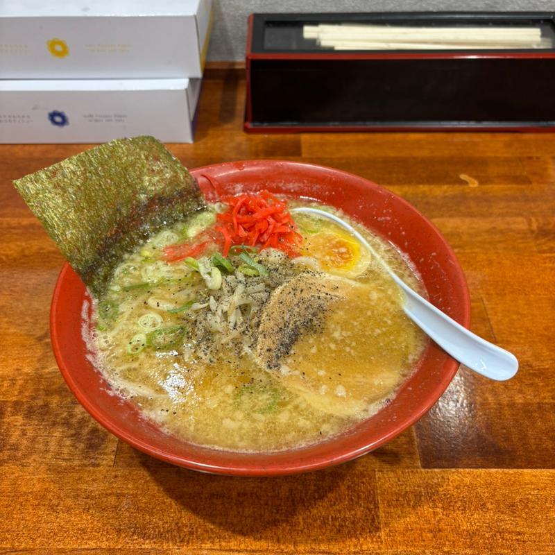 にんたまラーメンセット+もやし(ゆにろーず 横戸店)