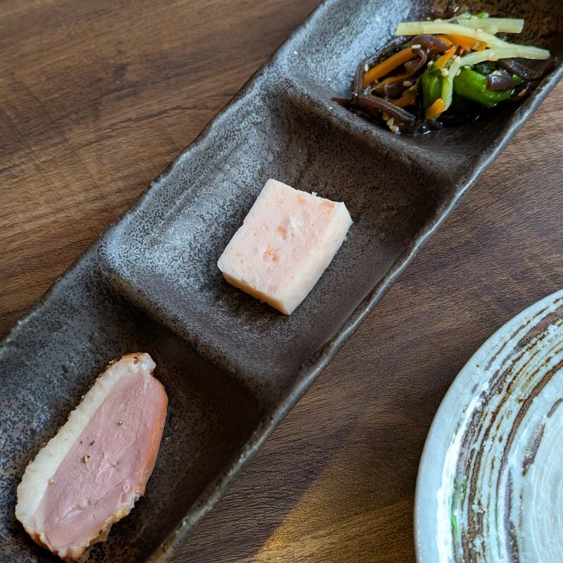 日替り前菜3種盛(杜の味土心 （モリノミドコロ）)