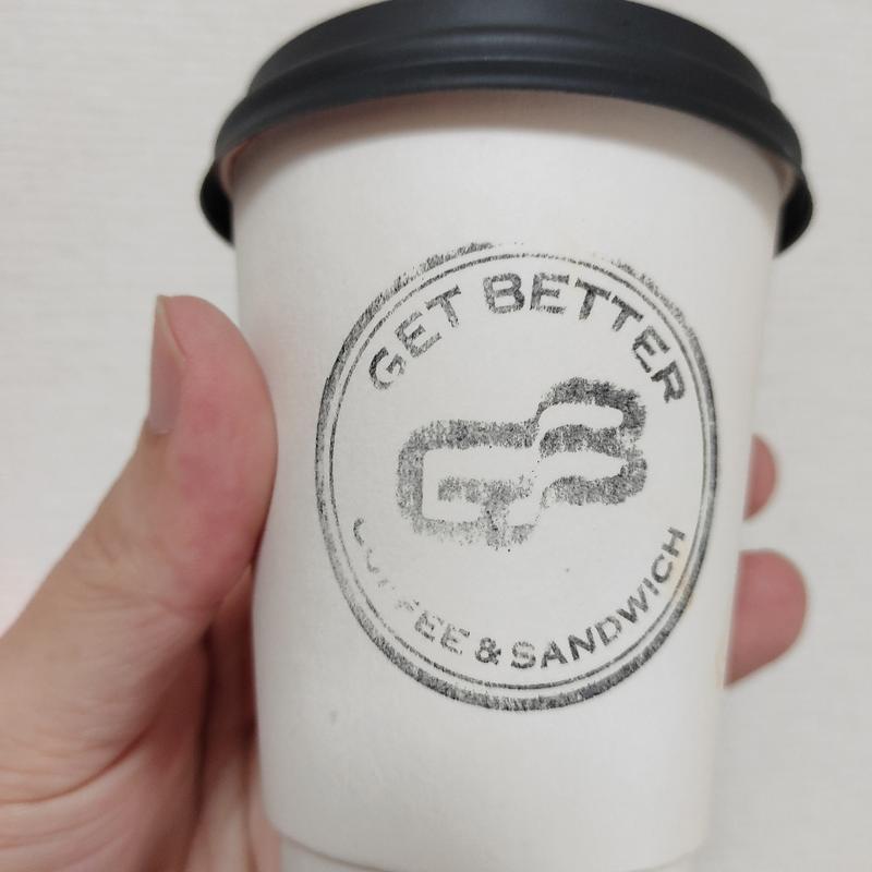 ホットアメリカーノ(GET BETTER coffee&sandwich)