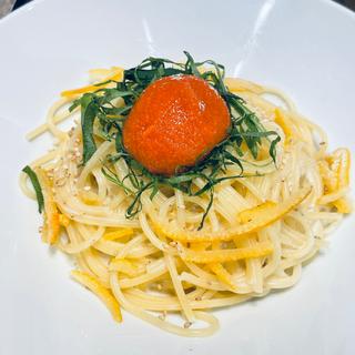 柚子香る 明太子の豆乳クリームパスタ(マザーリーフ・ティースタイル グランエミオ所沢店)