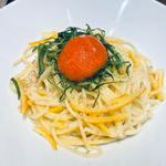 柚子香る 明太子の豆乳クリームパスタ