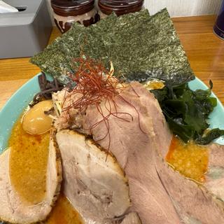 ラーショ式ネギ担々麺TPチャーシュー のり
