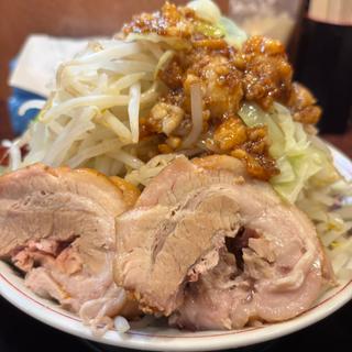 ラーメンプチ野菜マシマシ脂マシ(ぶっ豚 聖蹟桜ヶ丘店)