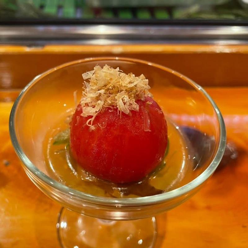 トマトの和えもの(やはしら すし勘)