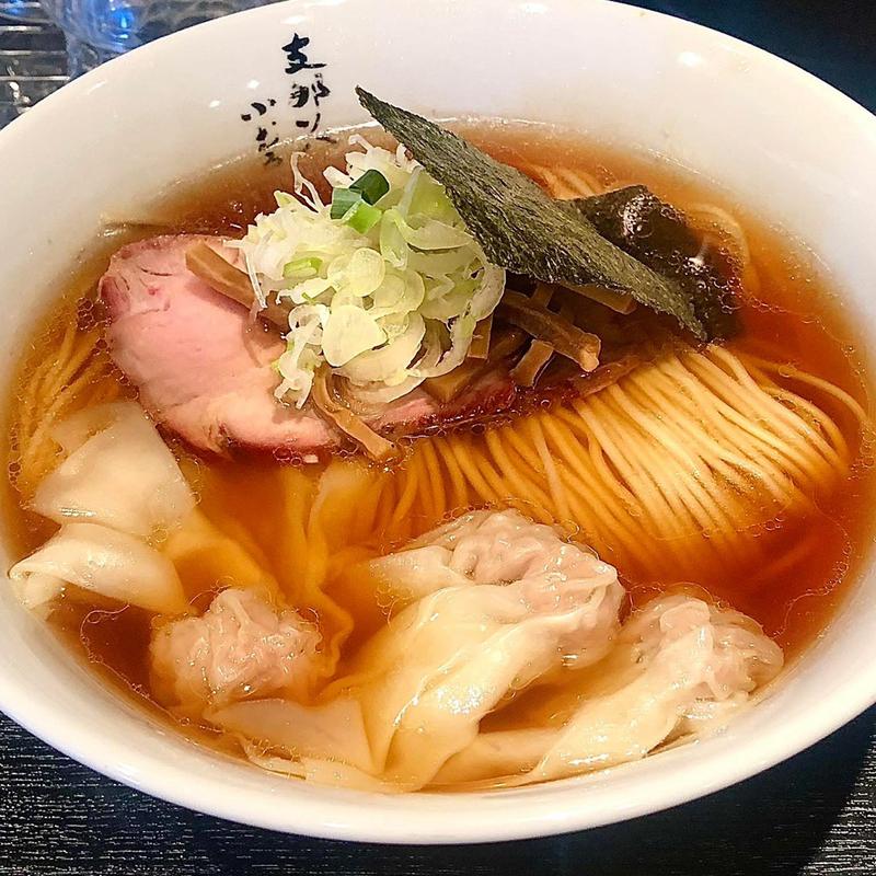 ハーフワンタン麺 醤油(支那ソバ　小むろ )