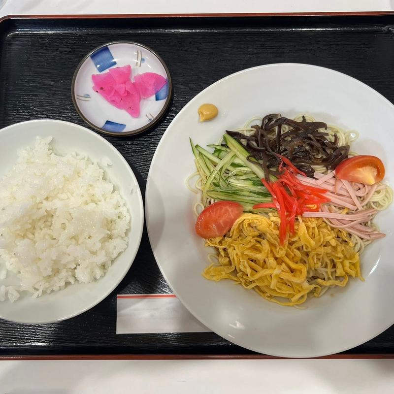 冷やし中華 ライス(みやま食堂)