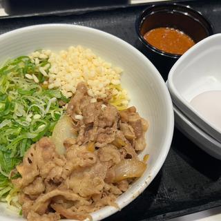 牛玉スタミナまぜそば半熟卵(吉野家 秋葉原店)