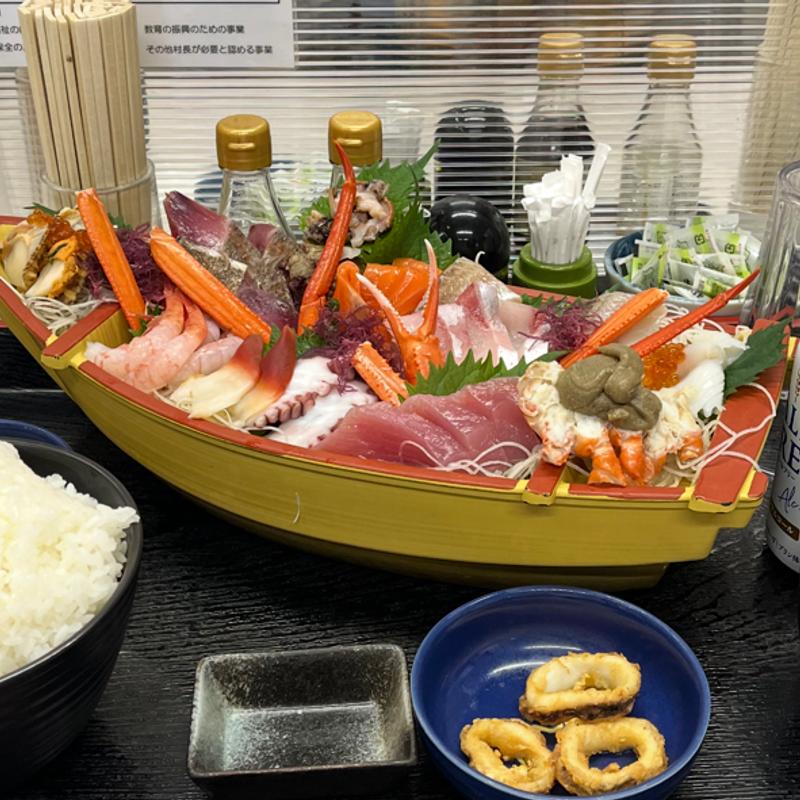 びっくり刺身定食(山芳亭 )