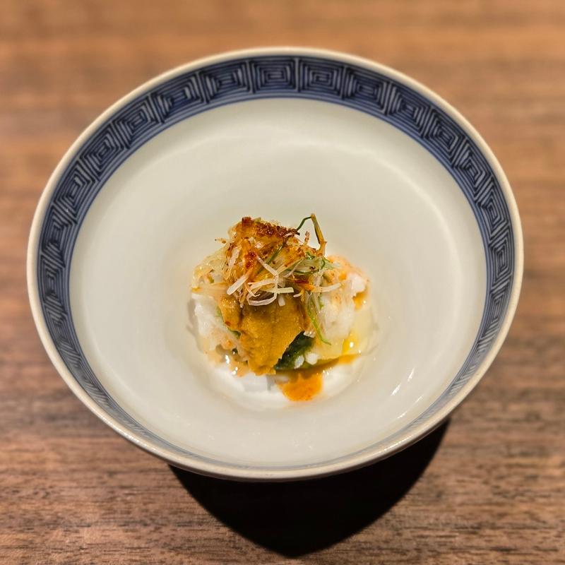 鱧と雲丹(眞善美)