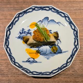 蒸し鮑 肝 香味ソース(眞善美)