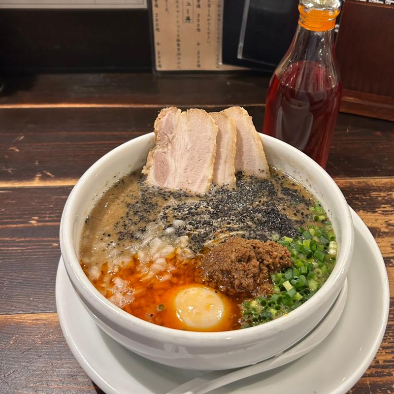 如水流担々麺(全部のせ)(如水 本店 （じょすい）)