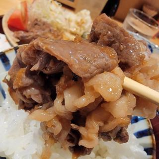 特上醤油の牛しょうが焼き定食(柴沼醤油食堂/新橋 柴沼)