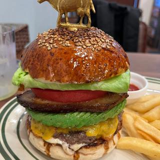 アボガドチーズベーコンバーガー