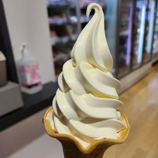 大山白バラ牛乳ソフトクリーム