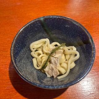 お通し　冷やし沖縄そば