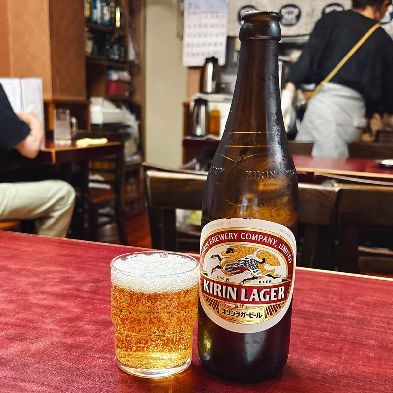 びんビール(紅菜館(べにさいかん))