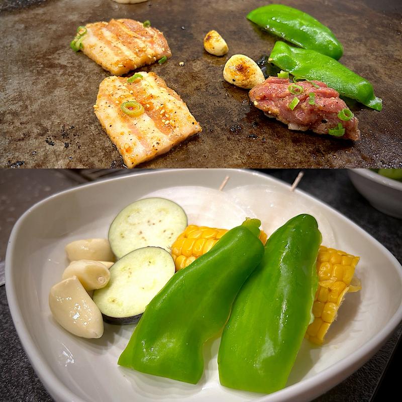 焼き野菜盛り合わせ(気仙沼ホルモン おとまつ)