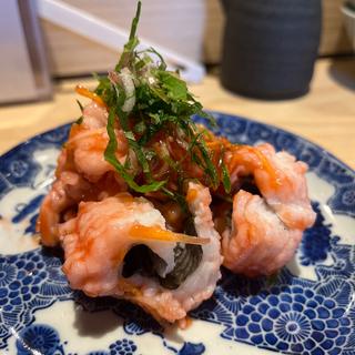 ハモ湯引き 梅ダレ和え