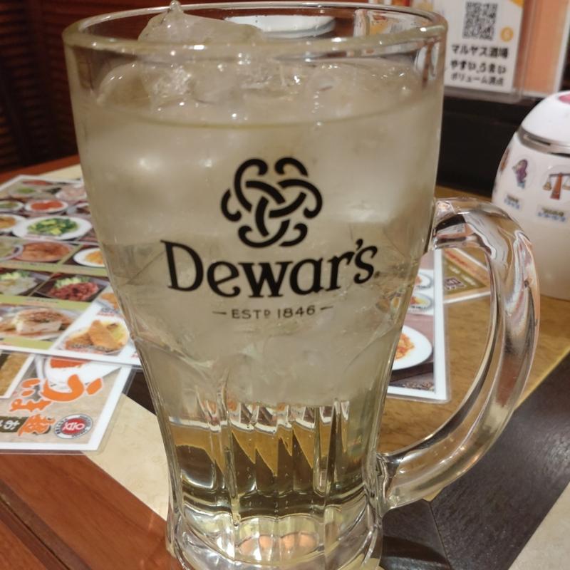 メガ デュワーズ ハイボール(マルヤス酒場 柏店)