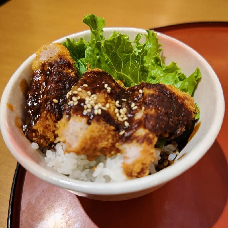 ミニ味噌ソースカツ丼(味の民芸 丸山台店)