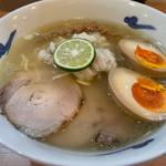 鰤塩らーめん　味玉入り