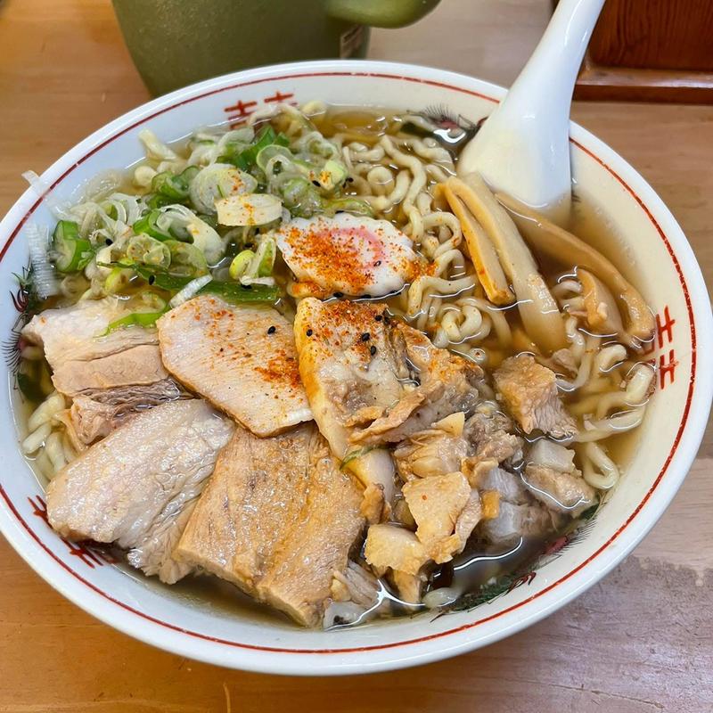 らーめん 大盛り(喜多方ラーメン天高盛)
