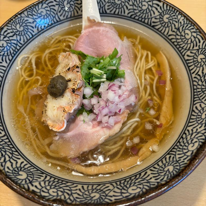 蟹そば(鴨と蟹 中華そば 燈)