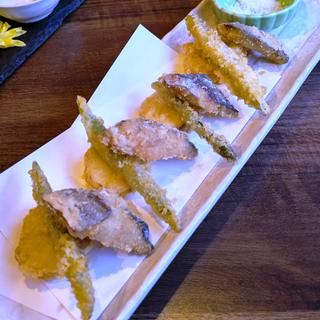 鰆の竜田揚げと季節野菜の天麩羅(杜の味土心 （モリノミドコロ）)
