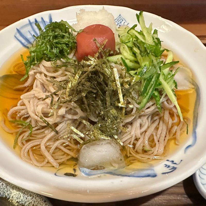 梅おろしそば(農家そば処 通の隠れ家 蕎香)