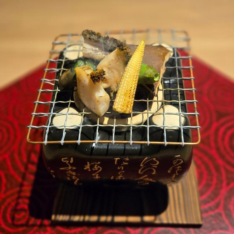 アワビ 松香焼き(活 かに市)